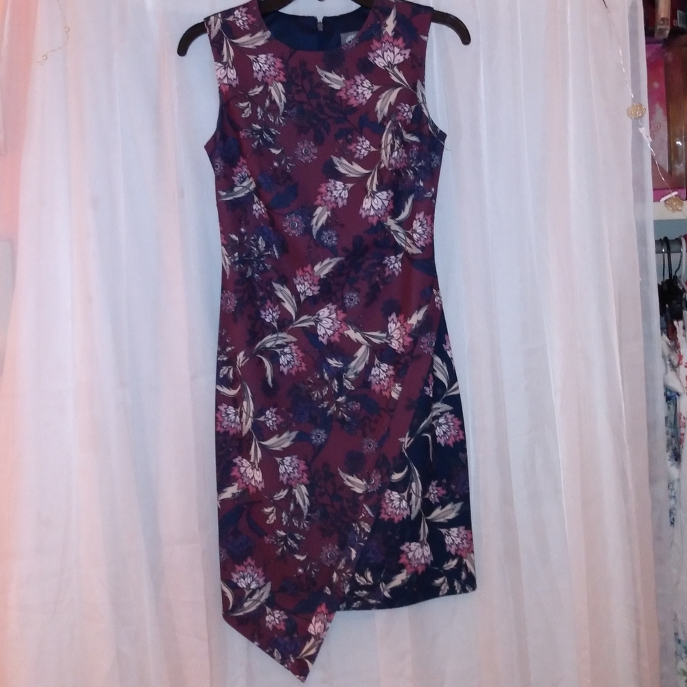 Vince Camuto Sleeveless Bodycon Asymmetrical Hem
